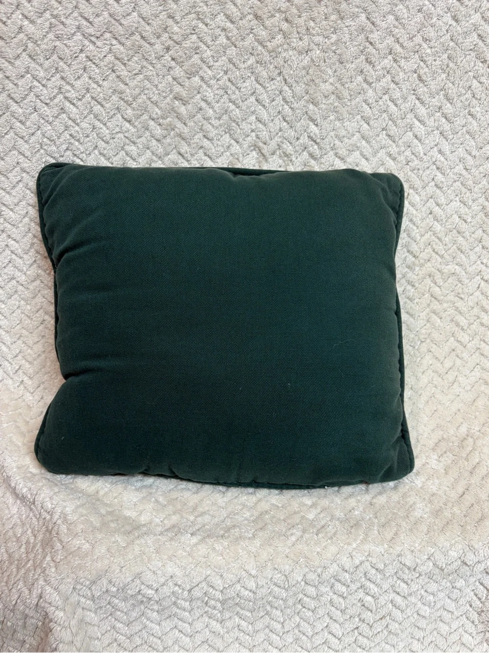 Vtg Newport Woven Tapestry Strawberry Throw Pillow Cottagecore Forest Green